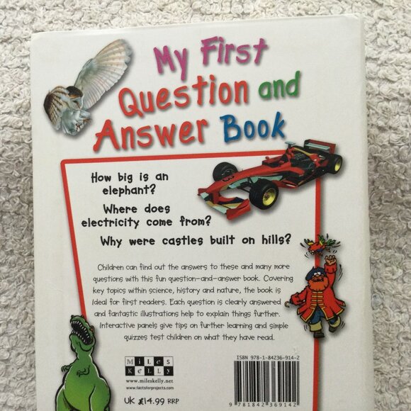 Children's Question &Answer HomeSchool Book Great Illustrated Facts for Kids - Picture 2 of 6